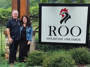 Roo Mountain co-owners Shawn Scott and Michelle Raffaele are in their third season of grape harvesting and are already expanding their vineyard and winery operation. 