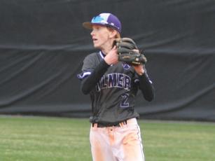 Branson Teague is one of eight seniors on Gilmer High’s baseball team and he will take the field at shortstop.