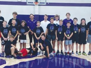 Gilmer High School boys basketball held its youth summer camps in the final week of June and a total of 70 players attended.