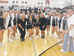 Gilmer High School cheerleaders attended the region competition for their final event of the season. They posted a 61 to place third.