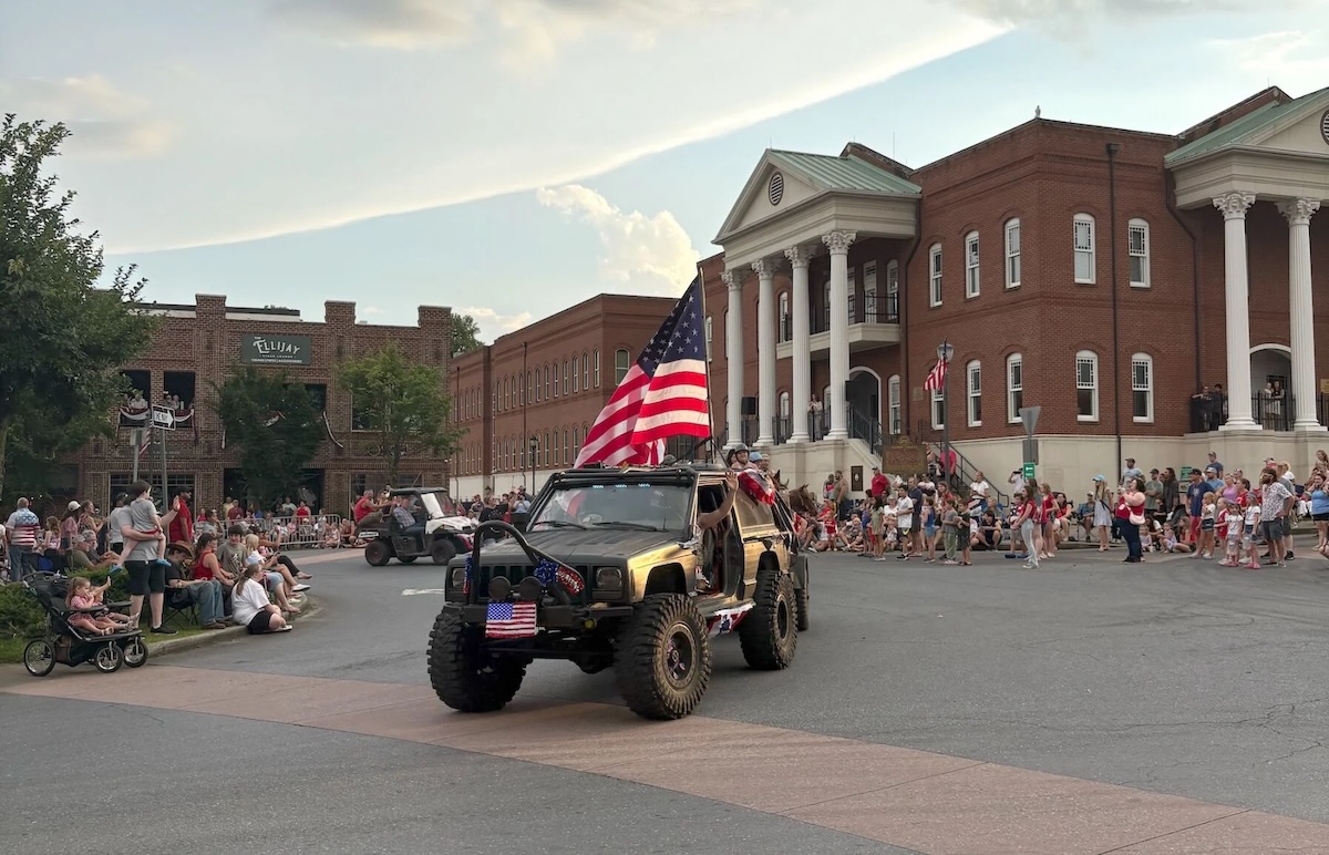 An Independence Day parade through Ellijay celebrates another year of America.