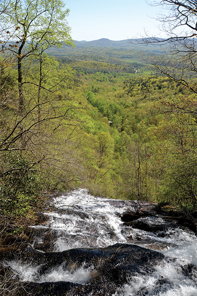 Top of falls