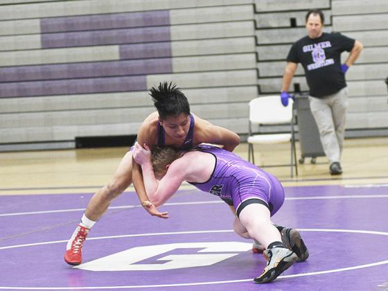 Bobcat senior Lucas Lopez (left) was one of four wrestlers recently selected by teammates to be a team captain for the 2019-2020 season.