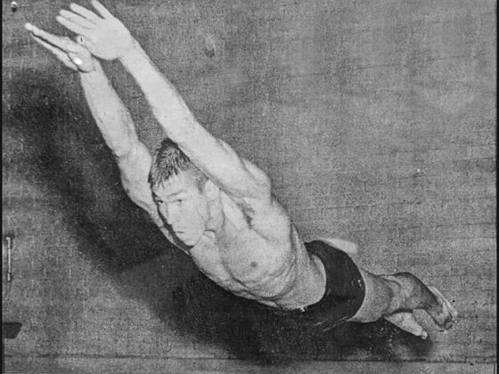 Hal Stolz, Georgia's 1956 Swimming Captain