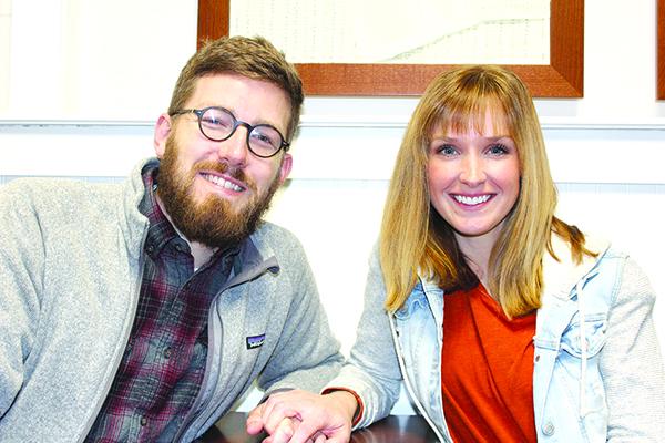 Foster parents Josh and Katherine Moyers.