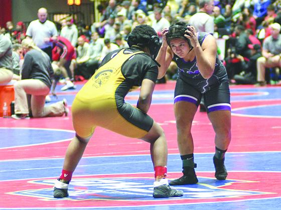 Girls 152-pound fourth-place finisher Karina Montoya-Gonzalez