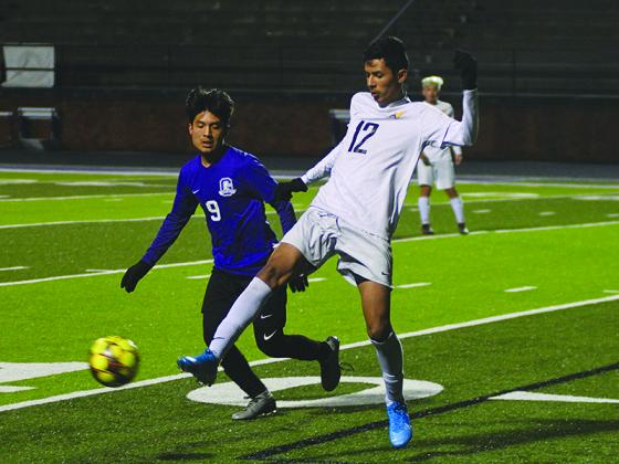 Gilmer’s David Reynoso (9) netted a pair of goals for the Bobcats in their victories last week.