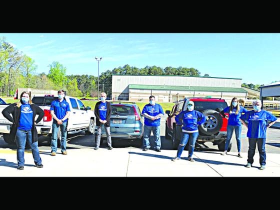 BGCNG staff and volunteers are masked and ready to spread out across the county to hand out learning kits.