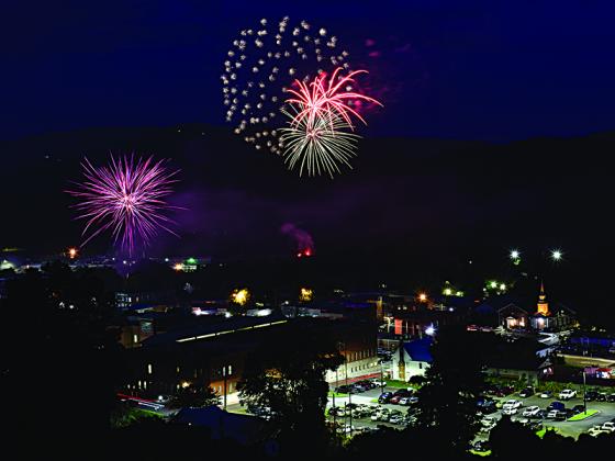 Last year, the streets of Ellijay were painted red, white and blue Thursday as festivalgoers donned their patriotic colors and flags  to join in the celebration of America’s independence. 