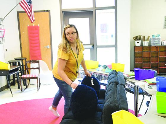 Second grade teacher Joelleigh Thompson.