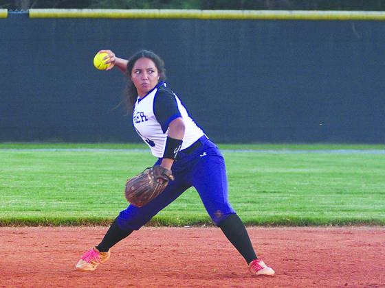 Gilmer senior Jasmine Staley had two hits in the Lady Cats’ Monday victory against North Hall.