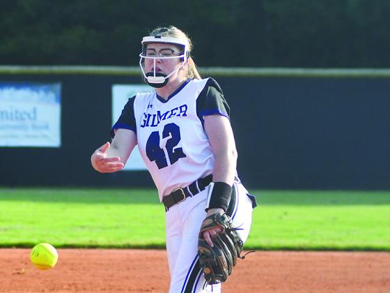 Isabella Chastain tossed another complete game. She struck out seven and allowed seven hits and three earned runs.