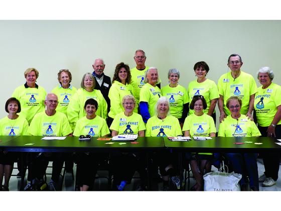 Kids Ferst volunteers gather for a 2019 group photo. From left, front: Carolyn Thompson, Stan Ashworth, Rena Ashworth, Dottie Piehler, Joan Blomquist, Lynne Becker and Eileen Bailey; center: Galen Forbes, Judy Serritella, Susan Marler, Jacqueline Poole, Kathy Stephens, Judy Harvey, Eileen Below, Ben Bailey and Ann Buehler; back: George McClellan and Emil Harvey. 