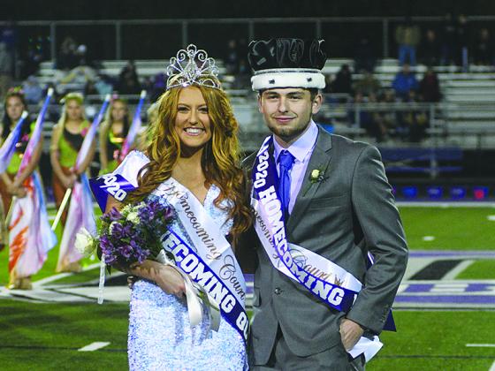 Hope Colwell and Jess Buckner were crowned the 2020 Gilmer High School Homecoming King and Queen Friday, Oct. 16, at Huff-Mosley Memorial Stadium.