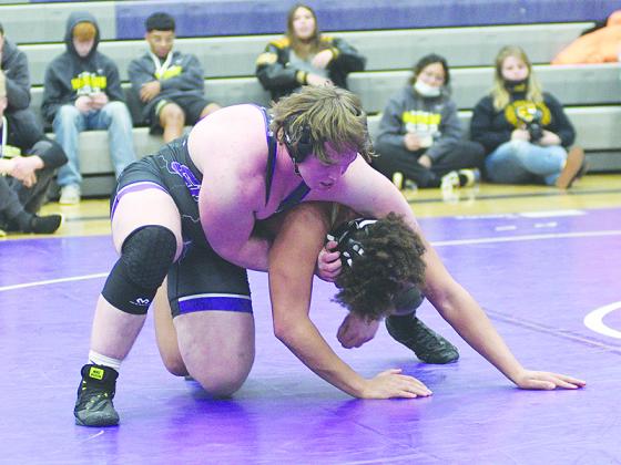 195-pound area runner-up Owen Moss
