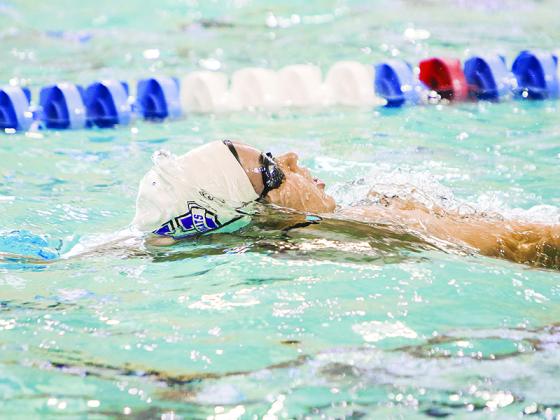 Gilmer High junior Payton Woodring attended the GHSA state swim meet Feb. 2 at Georgia Tech. She placed second in both the 200- freestyle and 100-yard backstroke in Class 3A.
