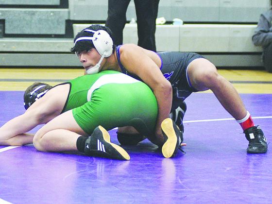 145-pound area champion Brock Sumner