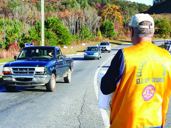 Members of the Ellijay Lions Club will be at several local shopping centers April 16-17 to collect money for their White Cane Days vision assistance fundraiser.