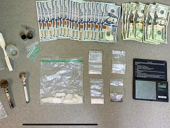 Drugs, drug-related objects and money were recovered following a traffic stop in East Ellijay.