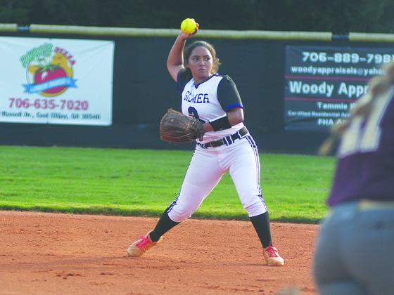 Former Lady Cat infielder and 2021 Gilmer High honor graduate Jasmine Staley accepted a scholarship from Wesleyan College and will play softball for the Wolves.