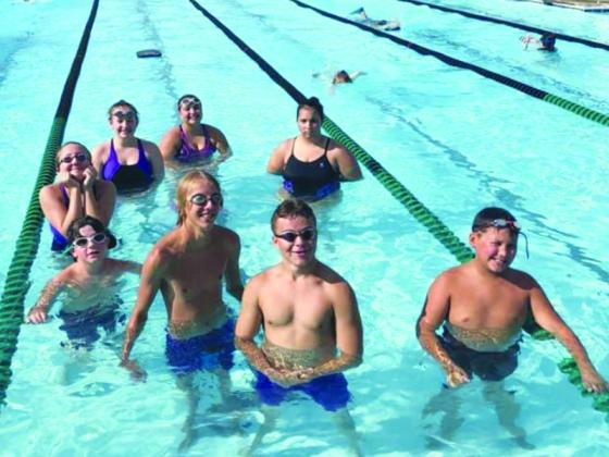 Pictured are Gilmer Swim Team members at last week’s Class C state meet in Fort Oglethorpe.