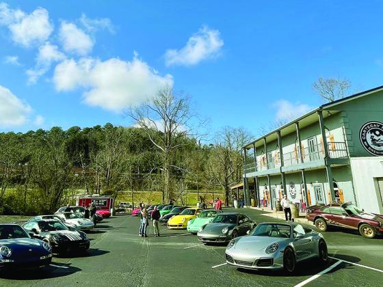 Porsches were shown at a previous charitable car show at Cartecay River Brewing Company. All makes and models can be shown at the brewery’s upcoming car show  to benefit the Gilmer County Animal Shelter.