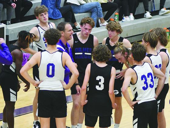 Bobcat head coach Jordan Hice gives instructions during their scrimmage.