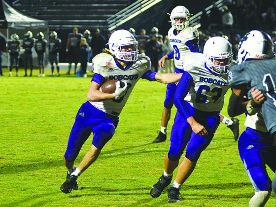 Gilmer High junior Will Kiker rushed for 261 yards and four touchdowns on 14 attempts last Friday in the Bobcats’ final game of the season versus Union County.