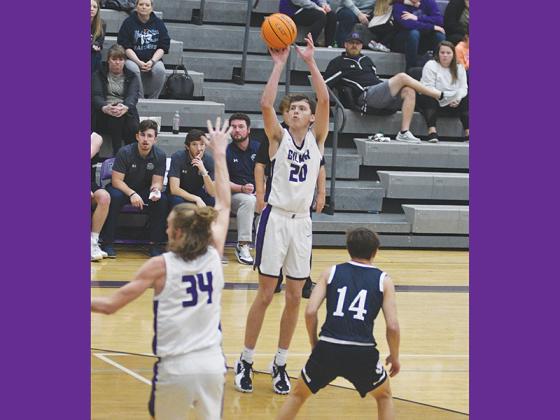 Gilmer’s Lewis Mulkey gave White County fits at both ends of the court last Friday. He was a main cog in the Bobcats’ press and added 23 points offensively.