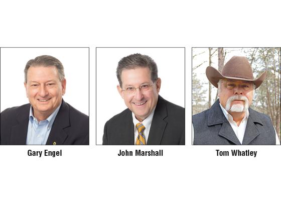 The three candidates for POST 2 Commissioner