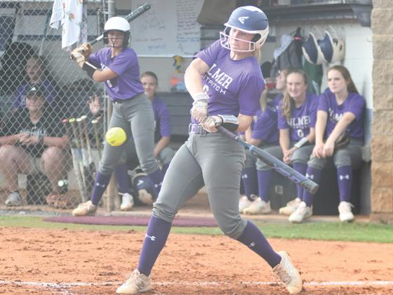 Gilmer High’s Taylor Elliott will make her way to Mount Vernon in the fall to enroll at Brewton-Parker College, and she will play softball for the Barons.