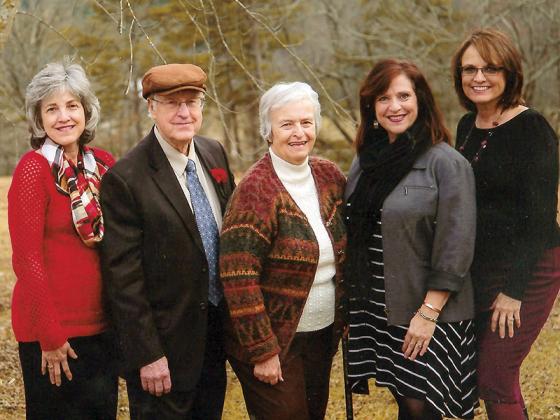 Euel Reece is pictured second from left in a family photo with, from left, daughter Sherri Walls; wife, Virgie Reece and daughters, Donna Tidmore and Beverly Daniell.