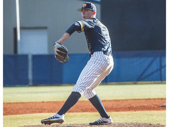 Gilmer High alum Brooks Rosser delivers a pitch during his junior season at Truett-McConnell University. (Photo Courtesy of Truett-McConnell Athletics)