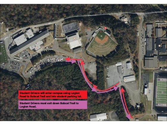 Student drivers map