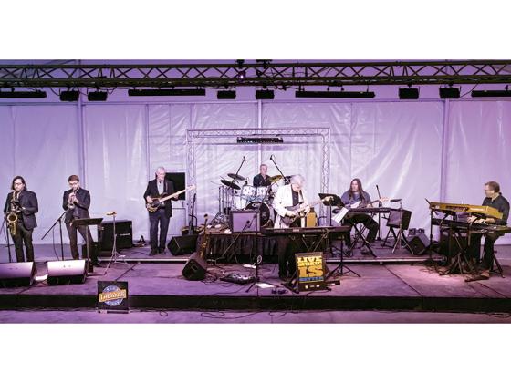 Jim Richter, front, leads the Kool Breeze Band, a big band with a smooth sound. 
