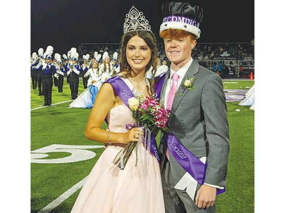 Homecoming queen and king