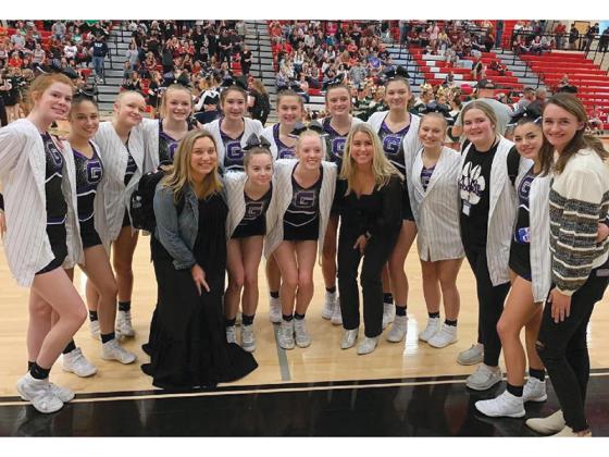Gilmer High’s cheerleaders attended their final event at the region competition last Saturday. GHS finished third but just missed placing inside the top 16 in Class 3A to extend its season.