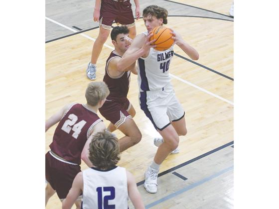 Gilmer High sophomore Jackson McVey scored 32 points and had 12 rebounds for the Bobcats versus White County last Friday.