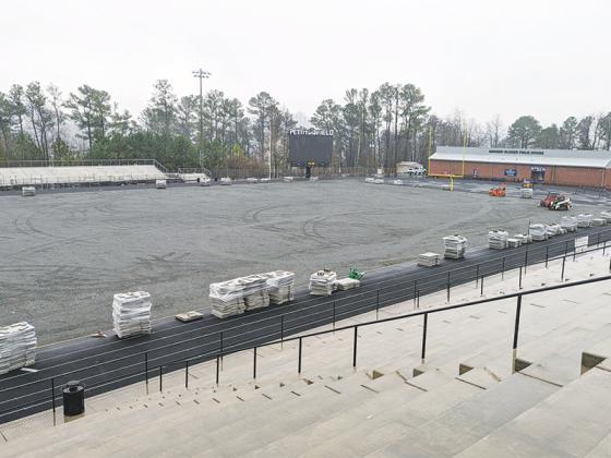Pettit Field turf replacement is underway