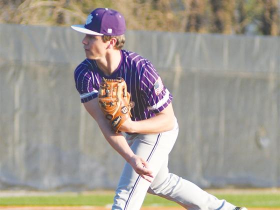 Gilmer’s Ethan McCollum pitched five innings and struck out 10 Union County Panthers in the Bobcats’ 11-4 win last Tuesday.