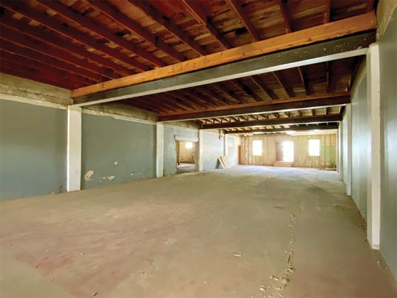 The interior of a historic building at 127 Dalton Street awaits extensive renovation, which will turn it into the new home of the Gilmer Arts Gallery. 