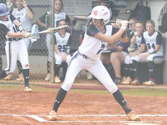 Gilmer High alum Maddie Wright zones in at the plate during her senior season. She will make the short trip to Reinhardt University where she will study nursing and play softball for the Eagles.