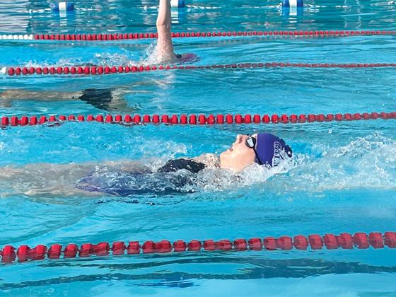 Gilmer swimmers Elizabeth Kucera, above, and Rylee Fountain, below, both qualified for the upcoming state swim meet. Gilmer swimmers will make their way to Tifton for the state championships July 20-21.