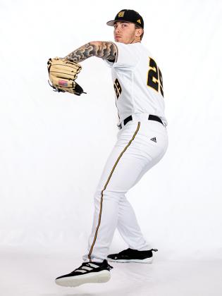Photo Courtesy of KSU Athletics Gilmer alum Brooks Rosser pitched for Kennesaw State this past season and has one year of eligibility remaining.