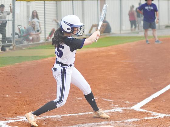 Gilmer senior A.J. Allen and the Lady Cats opened their season last Saturday on the road. Gilmer hosts Cass today at 5:30 p.m. for its first home game.