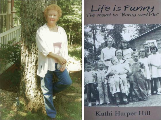 “Life is Funny,” above, is the latest novel from Gilmer County author and humorist Kathi Harper Hill.