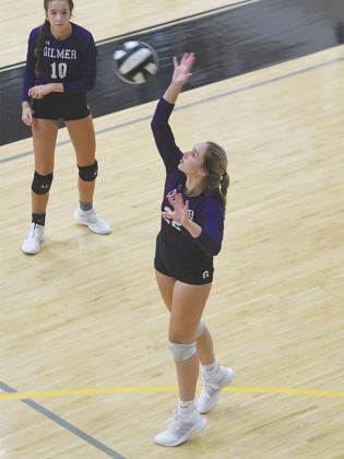 Gilmer’s Anneliese Vaughan had five kills versus both Wesleyan and Lumpkin County last week.