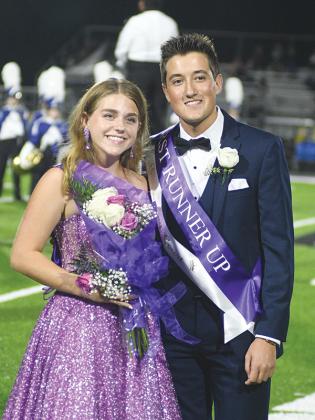 GHS homecoming first runners-up Olivia Shull and Caden Farist