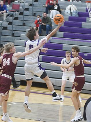 Gilmer High School sophomore Keegen Bryant drives for two points versus Dawson County.