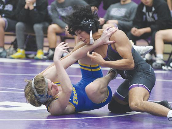 Gilmer senior Lleison Puac finished fourth in the 144-pound weight class last Saturday at the Burnt Mountain Classic. 